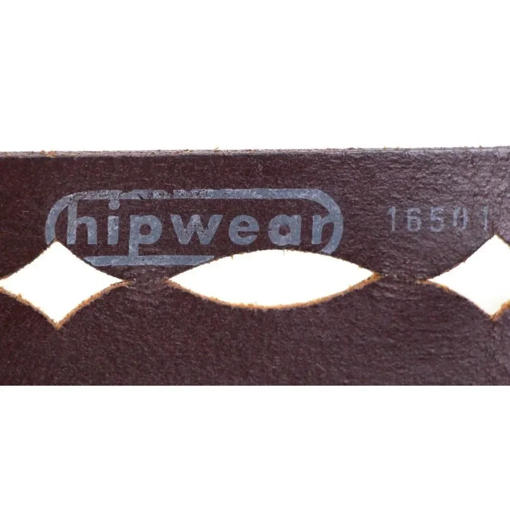 HIPWEAR Canada CUT OUT BROWN GENUINE LEATHER 1.5